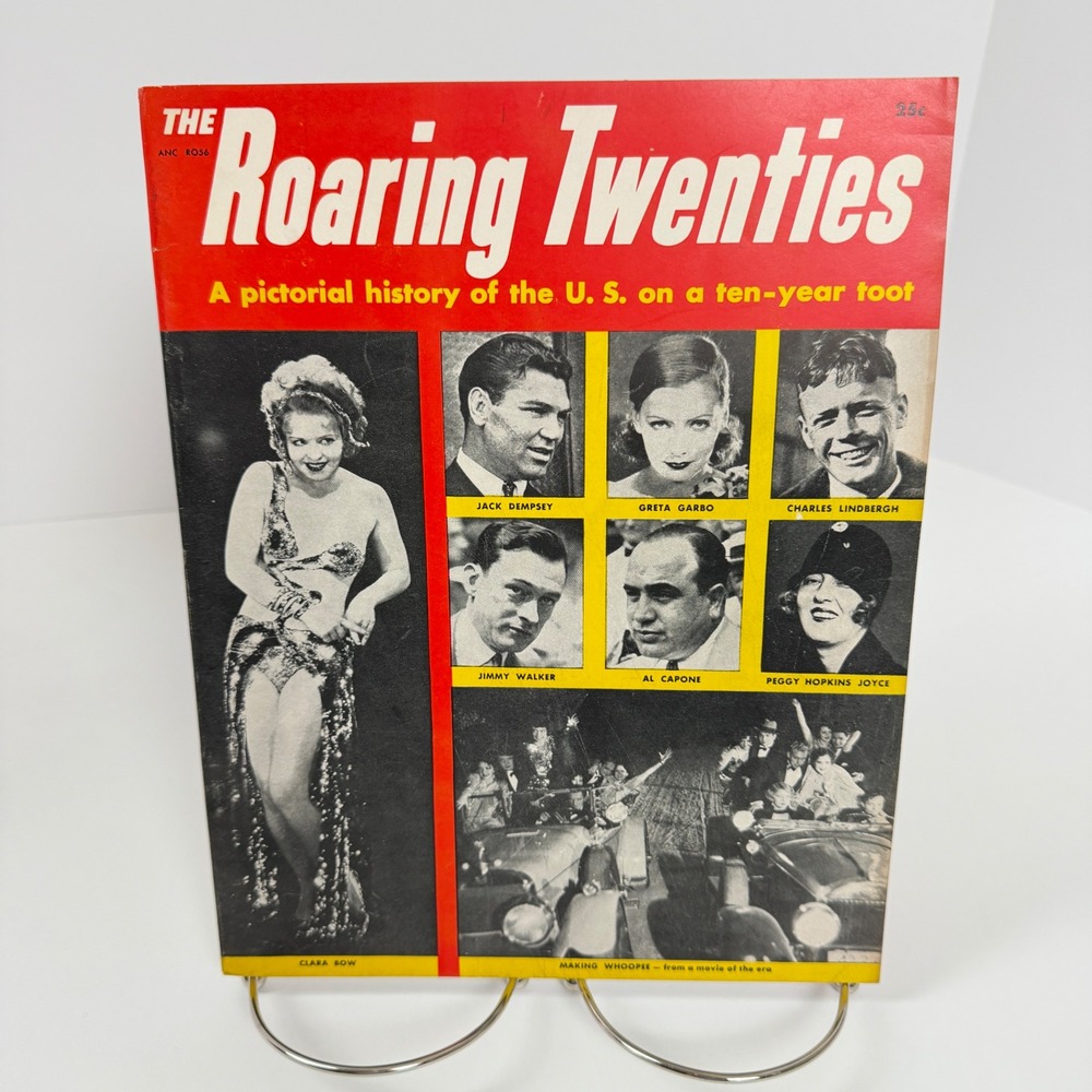 Vintage The Roaring Twenties 1955 Pictorial History Magazine Clara Bow Al Capone